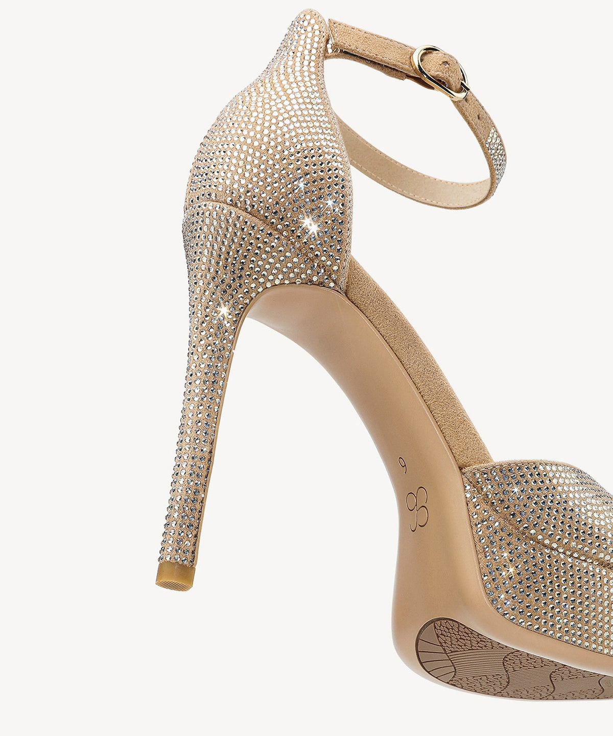 GlimmerRise Strapped Platform Heeled Sandal