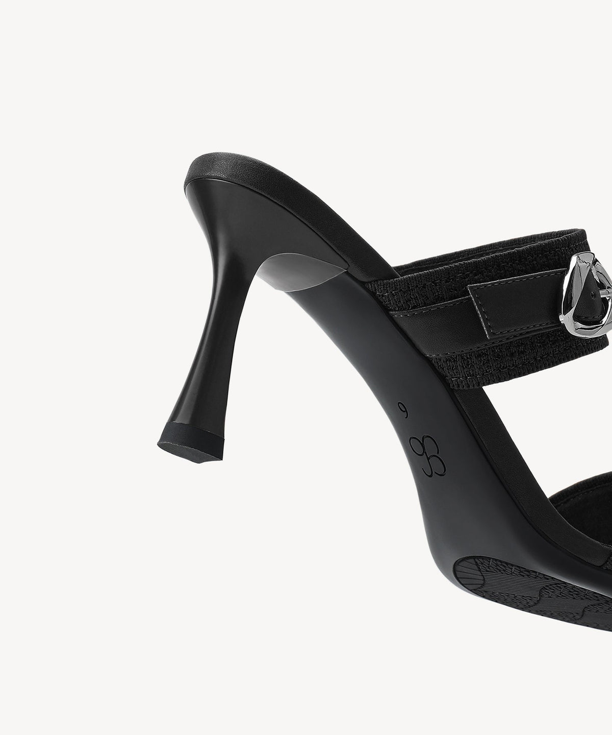 GildGlide Buckle Stiletto Double Strap Sandal