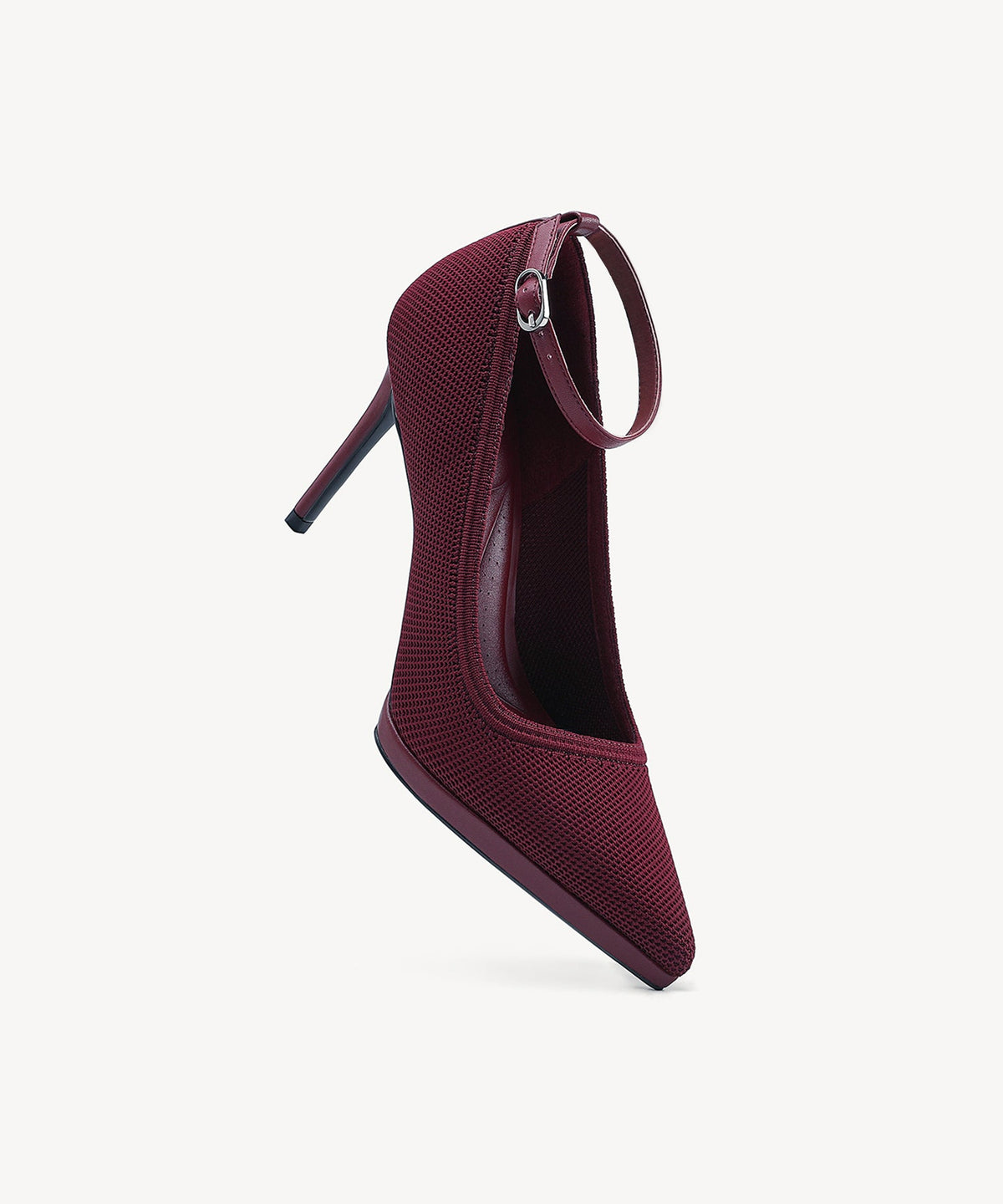 DeltaVista Pointed Toe Heeled Platform Pump