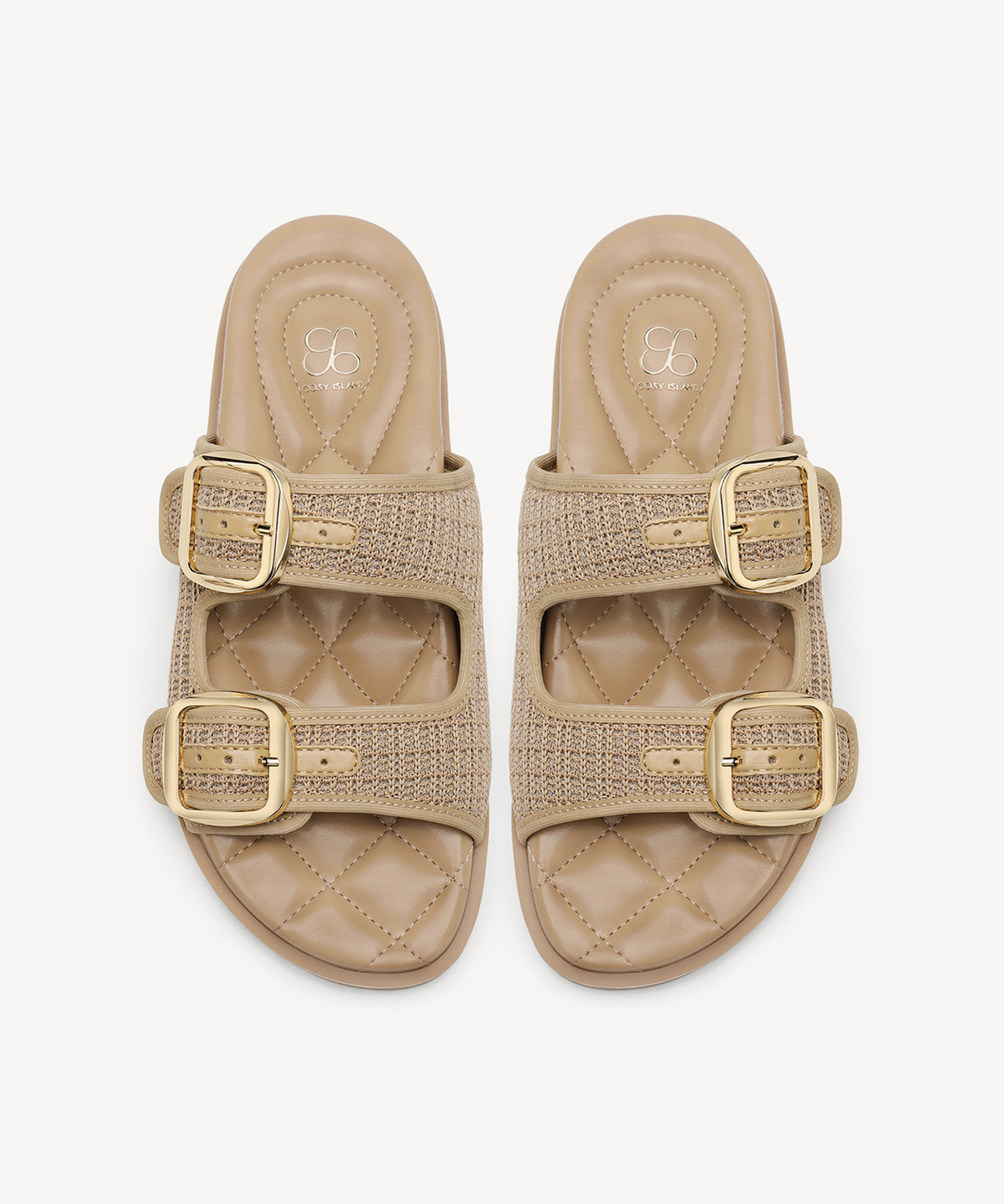 CloudStep Double-Buckle Footbed Sandal