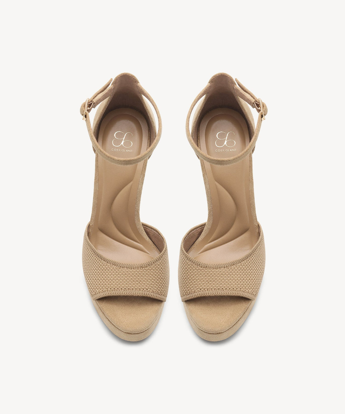 GlimmerRise Strapped Platform Heeled Sandal