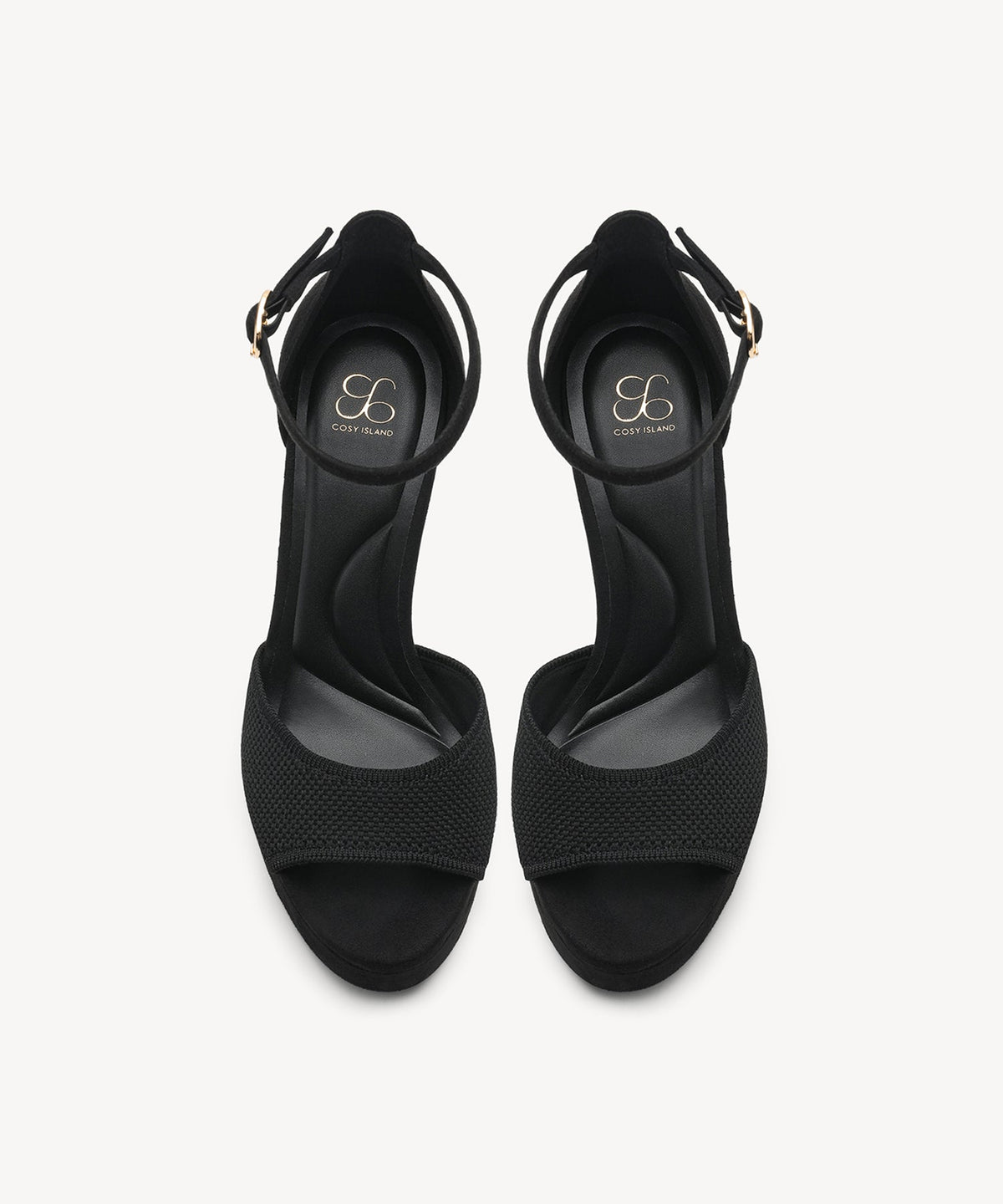 GlimmerRise Strapped Platform Heeled Sandal