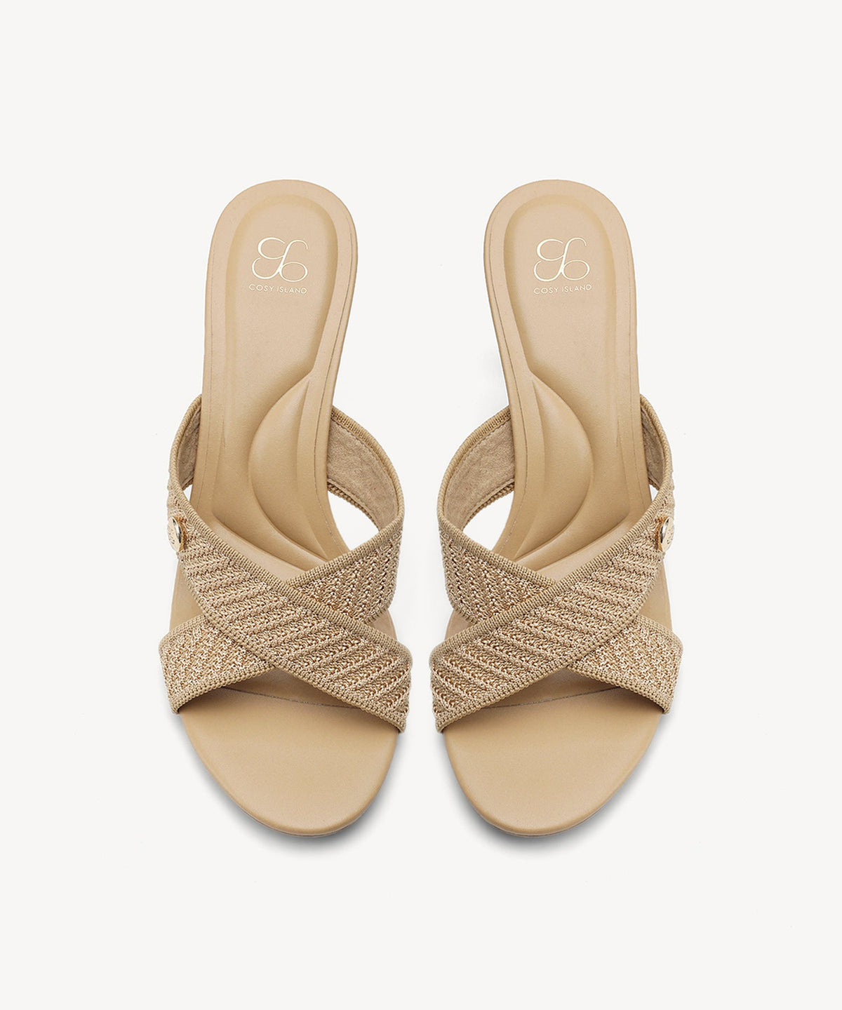 CrossLoom Open-Toe Stiletto Heeled Sandal