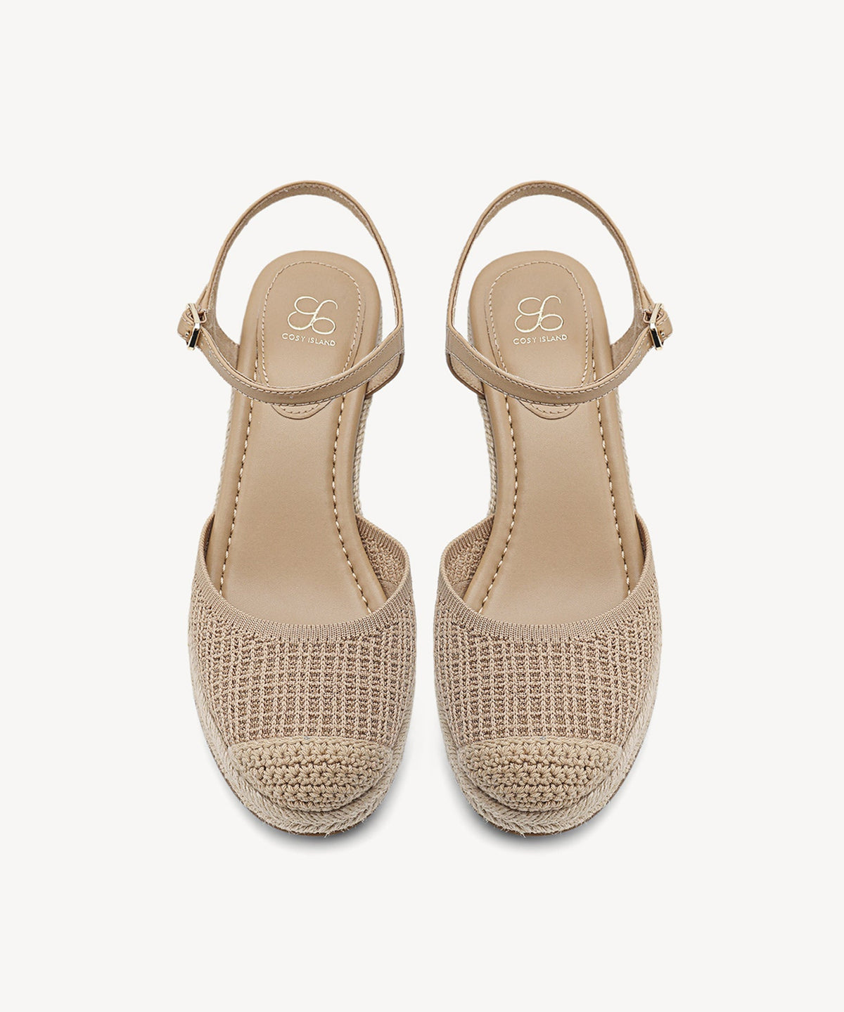 CoastLoft Closed-Toe Espadrille Wedge Sandal
