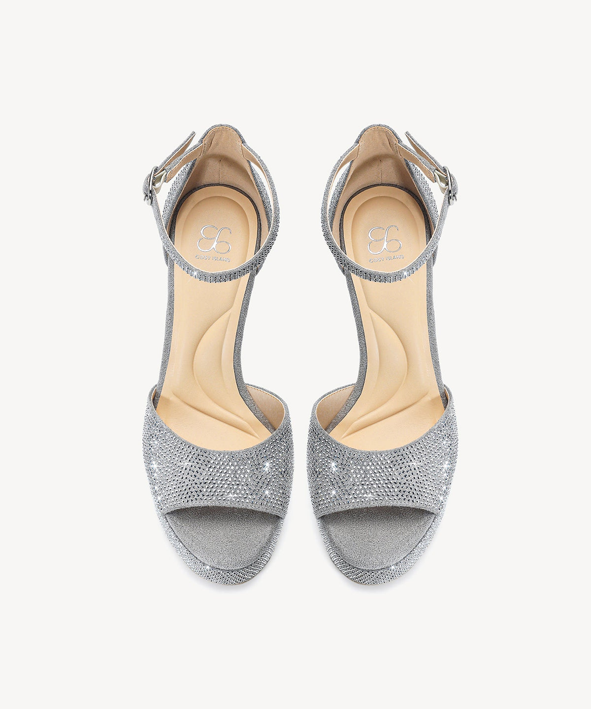GlimmerRise Strapped Platform Heeled Sandal