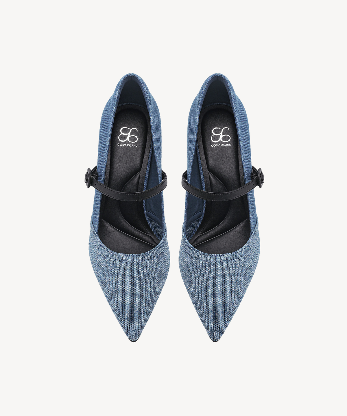 Bicolor Grace Pointed Toe Heeled Pump