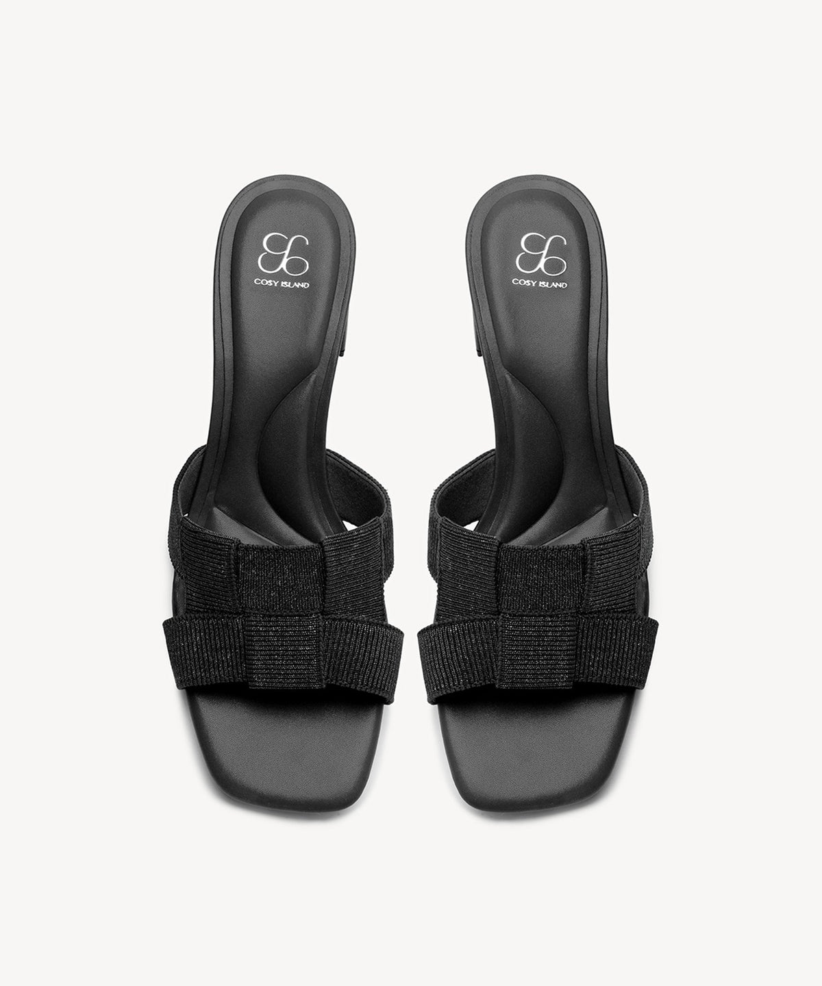 PebbleGrace Woven Block Heeled Sandal