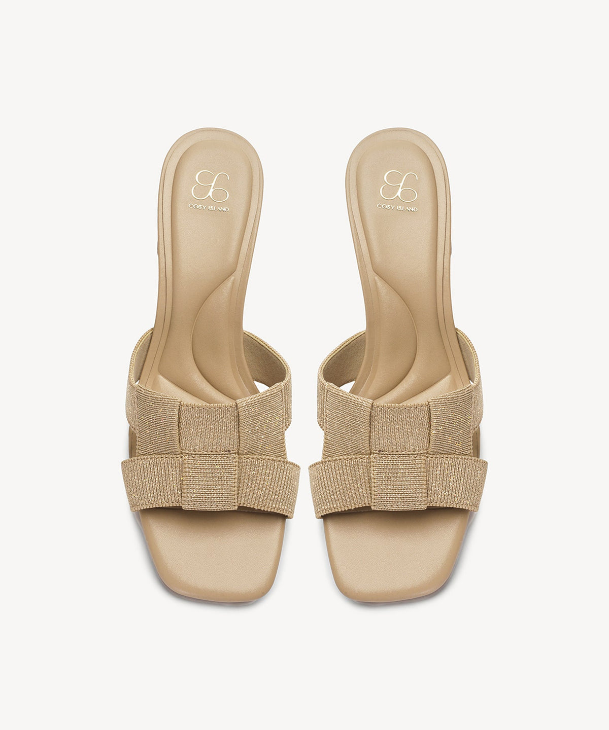 PebbleGrace Woven Block Heeled Sandal