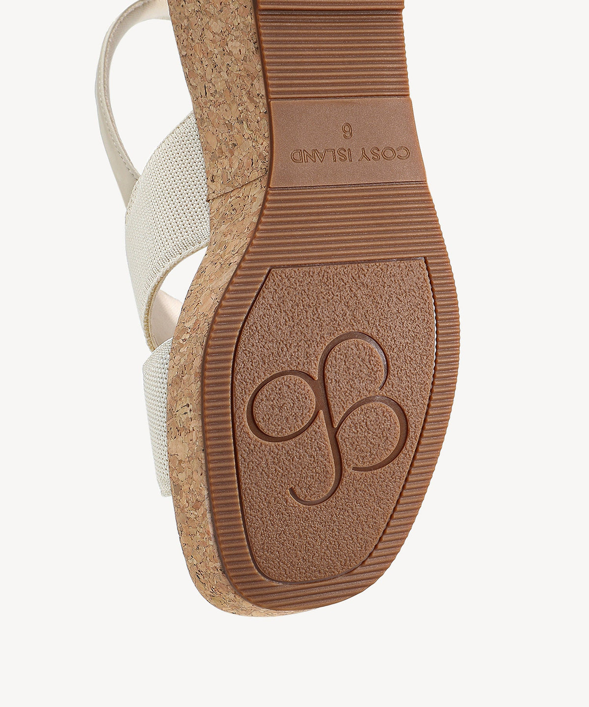 CorkLuxe H-Band Square Toe Wedge Sandal