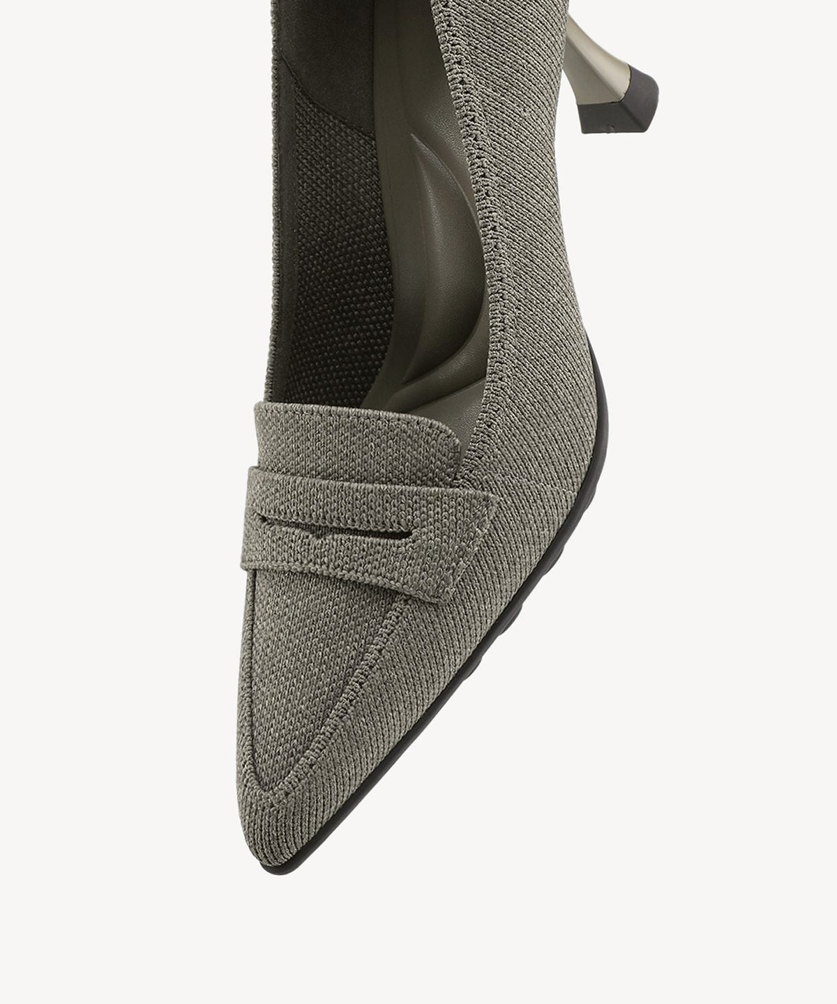 SoftBounce Pointed Toe Heeled Penny Pump