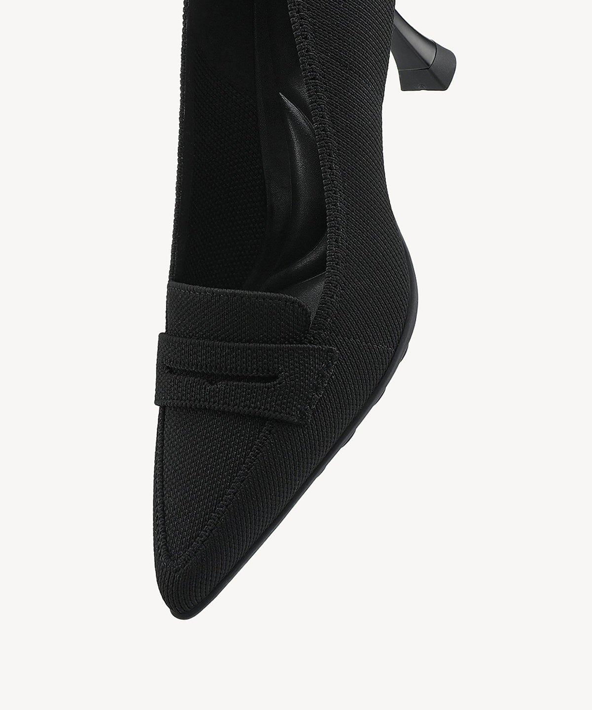 SoftBounce Pointed Toe Heeled Penny Pump