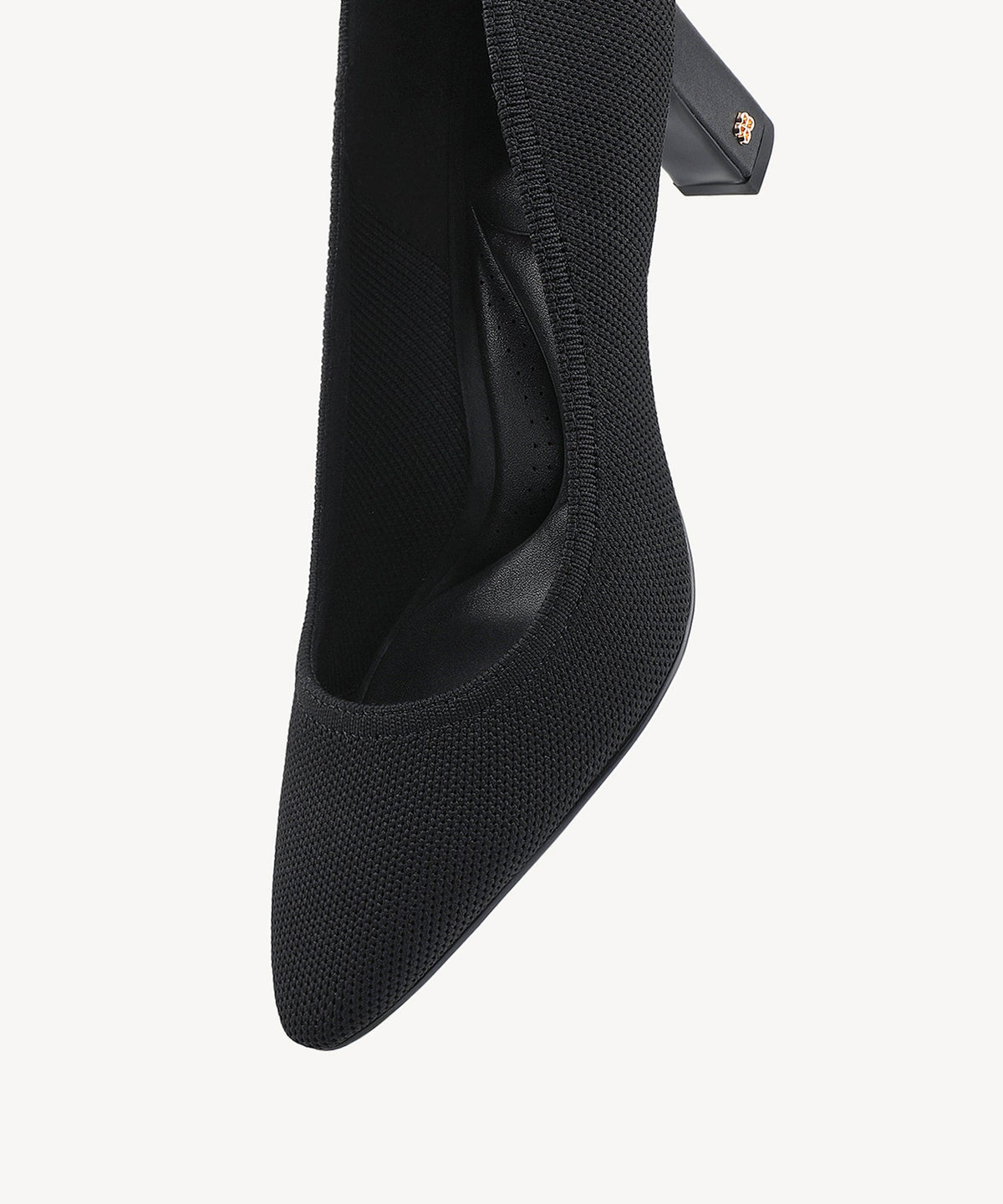 PillarMode Round Toe Block Heeled Pump