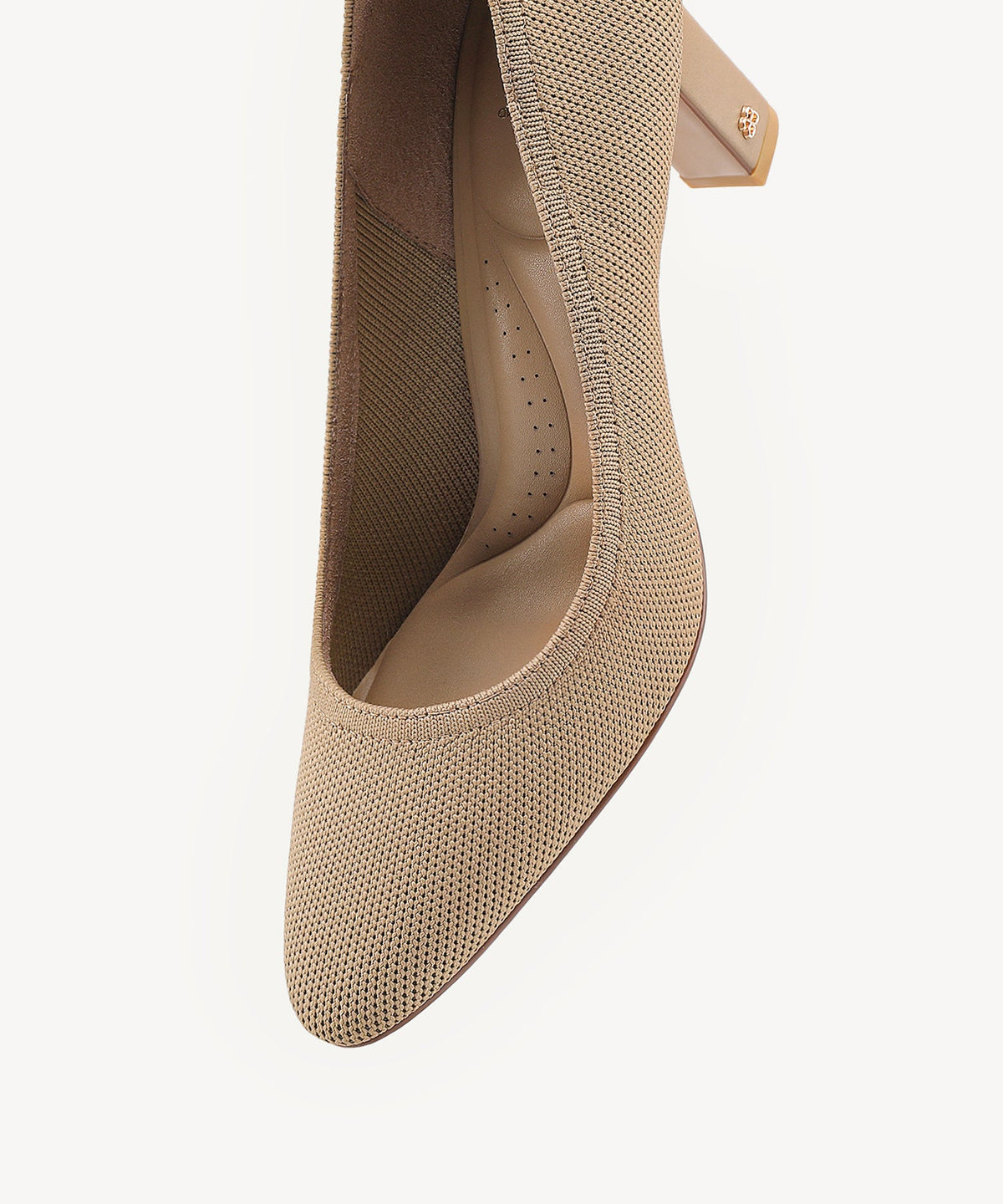 PillarMode Round Toe Block Heeled Pump