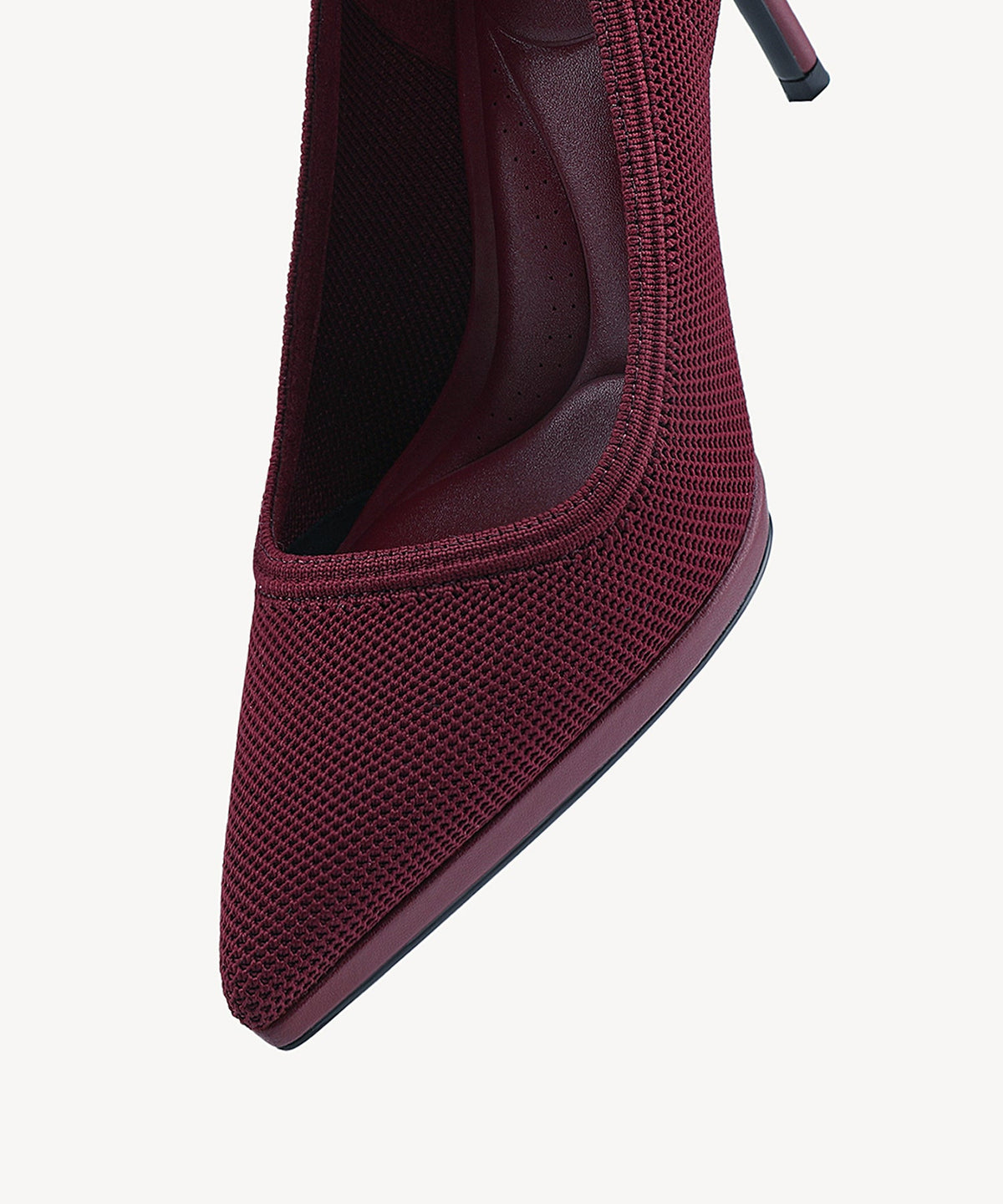 DeltaVista Pointed Toe Heeled Platform Pump