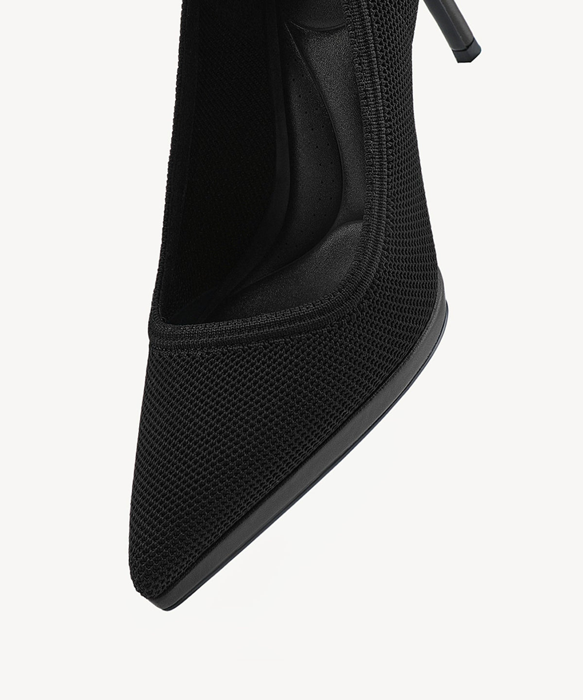 DeltaVista Pointed Toe Heeled Platform Pump