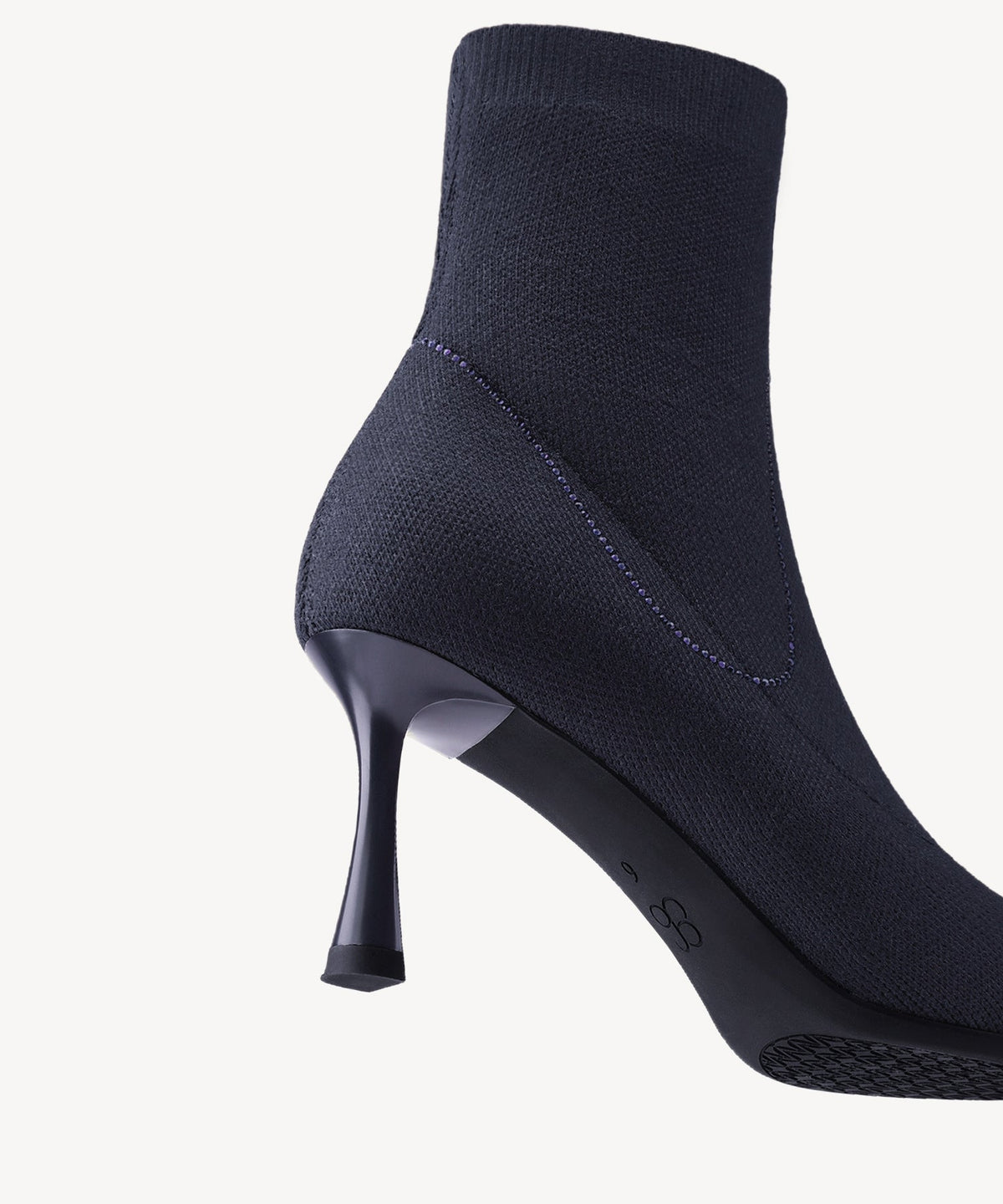 CrystaLine Pointed Toe Heeled Ankle Boot