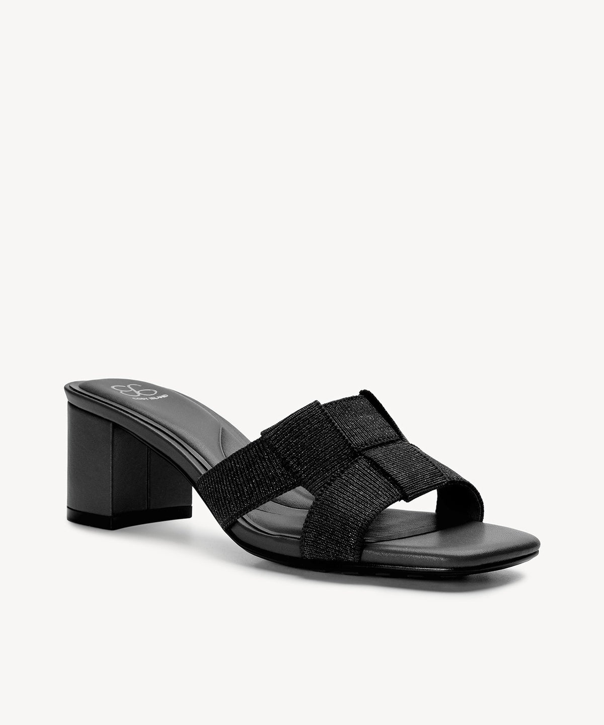 PebbleGrace Woven Block Heeled Sandal