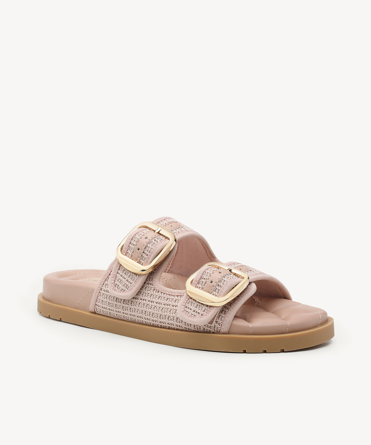 CloudStep Double-Buckle Footbed Sandal