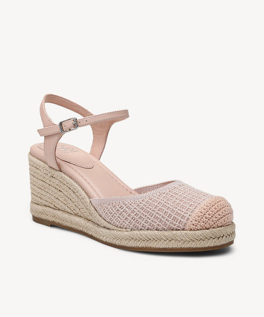 CoastLoft Closed-Toe Espadrille Wedge Sandal
