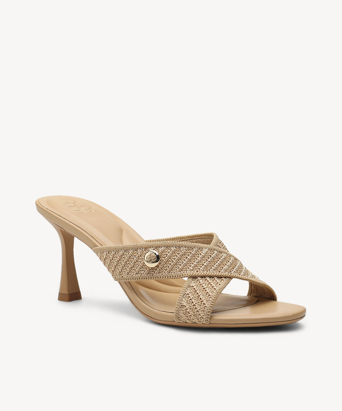 CrossLoom Open-Toe Stiletto Heeled Sandal