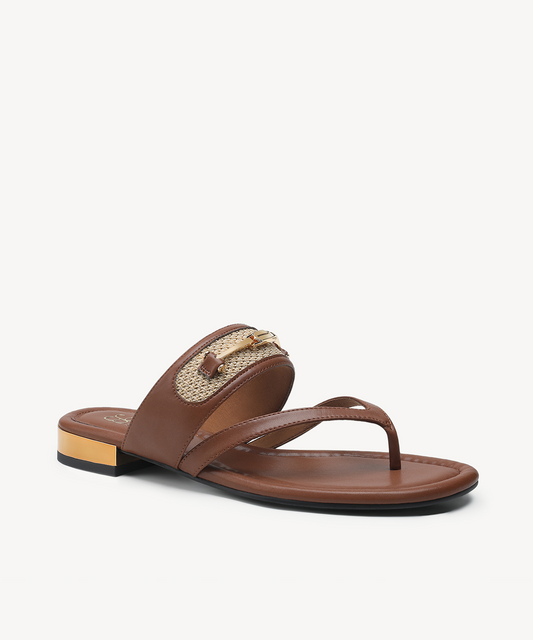 VillaStroll Toe-Post Flat Sandal