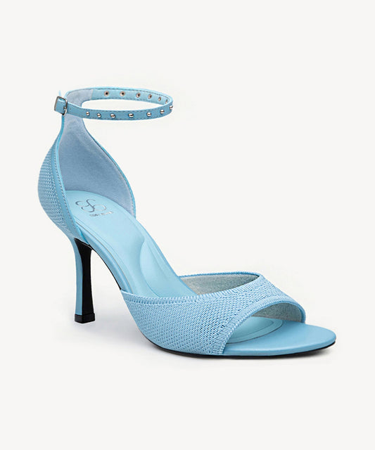 Minimalist Ankle Strap Heeled Sandal
