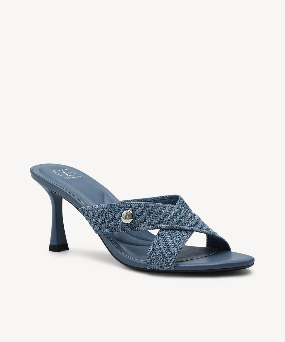 CrossLoom Open-Toe Stiletto Heeled Sandal