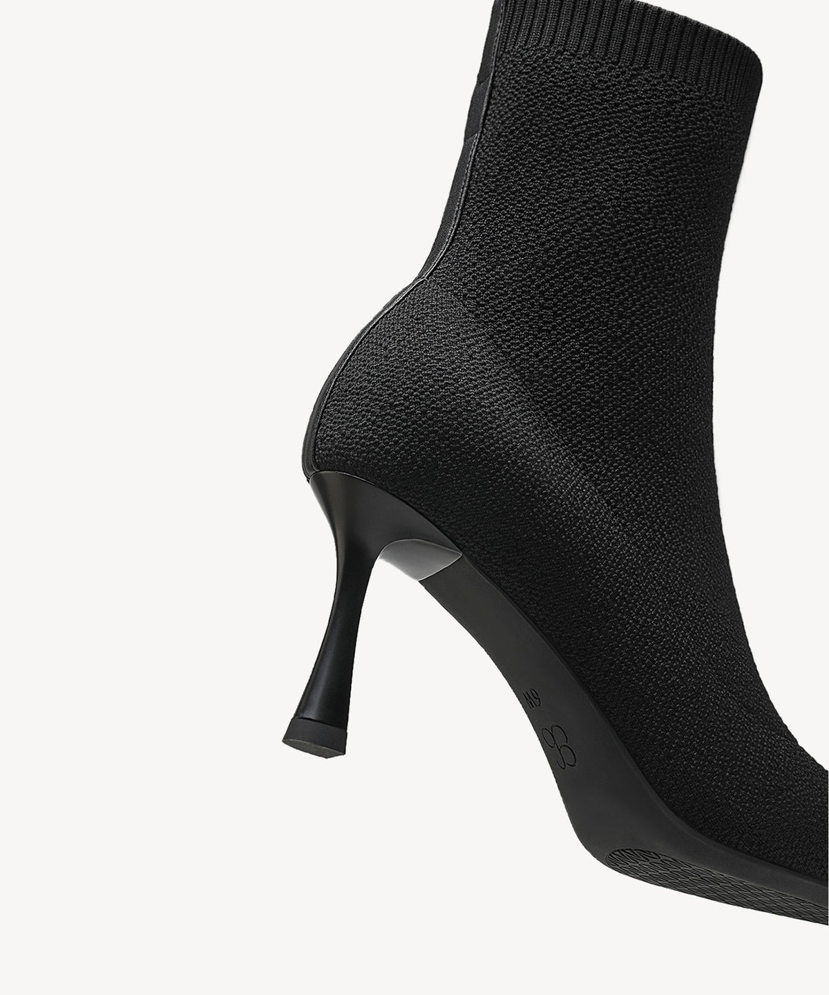 CloudMile Minimalist Pointed Toe Sock Ankle Boot - 2X Wide