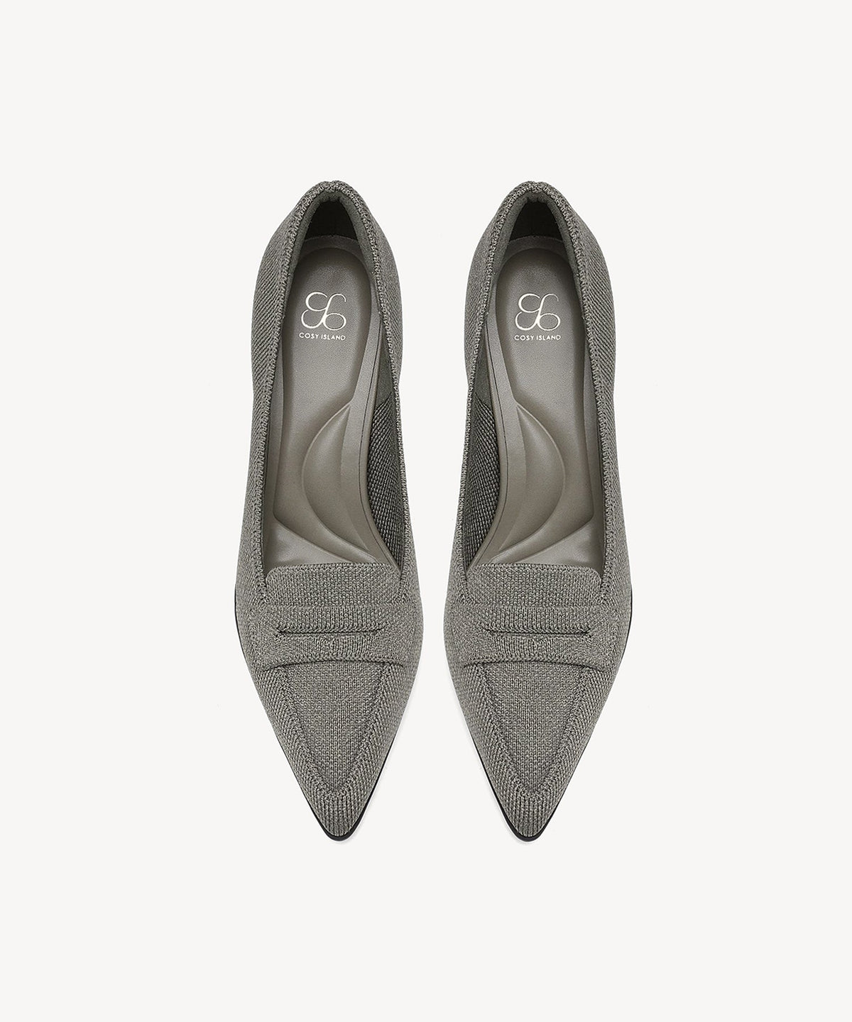SoftBounce Pointed Toe Heeled Penny Pump