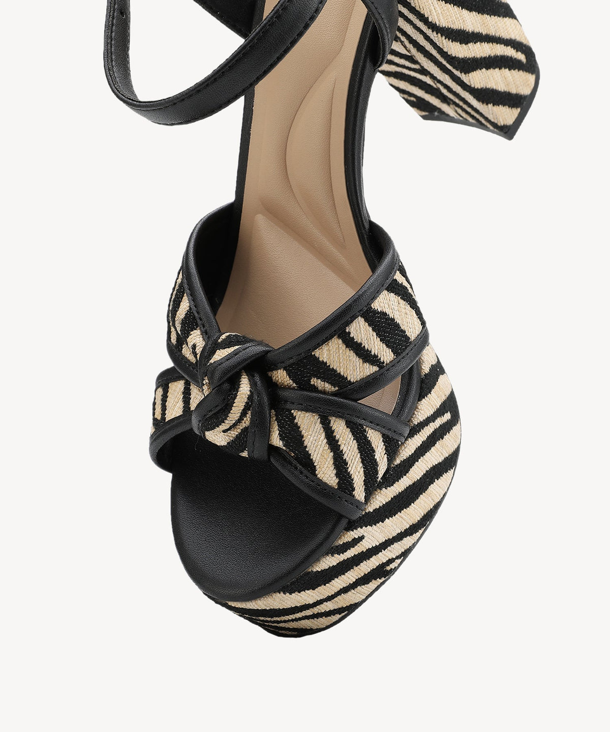 Elegance Raffia Platform Sandal