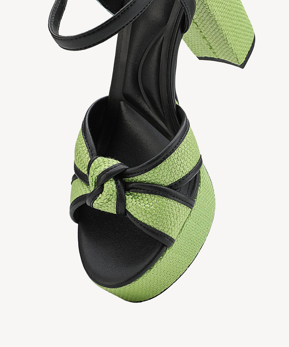 Elegance Raffia Platform Sandal