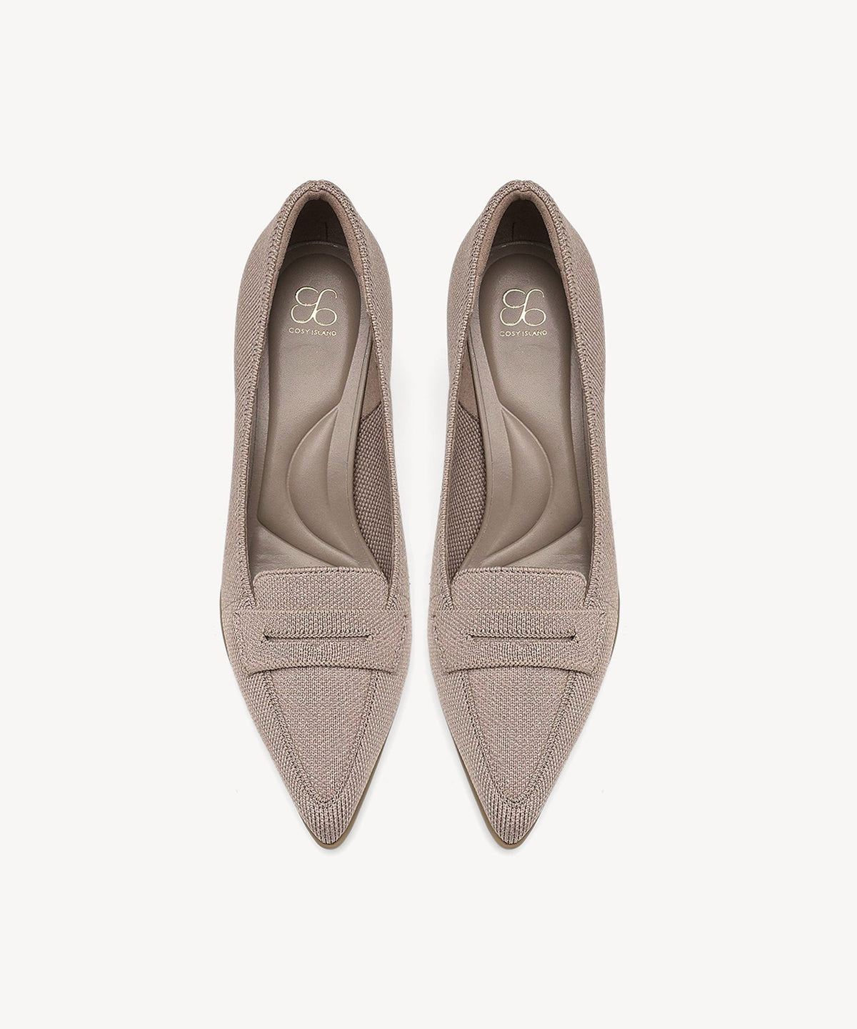 SoftBounce Pointed Toe Heeled Penny Pump
