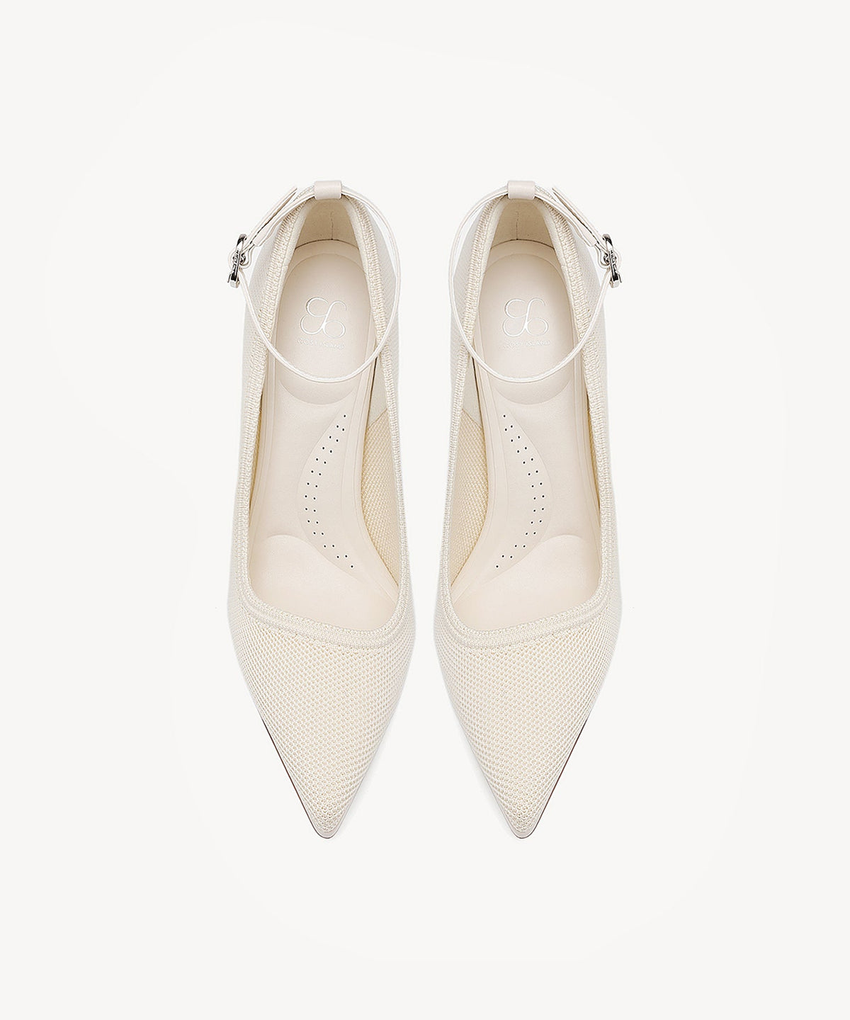 DeltaVista Pointed Toe Heeled Platform Pump