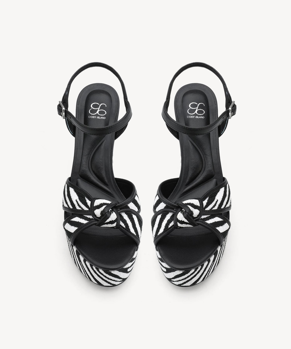Elegance Raffia Platform Sandal