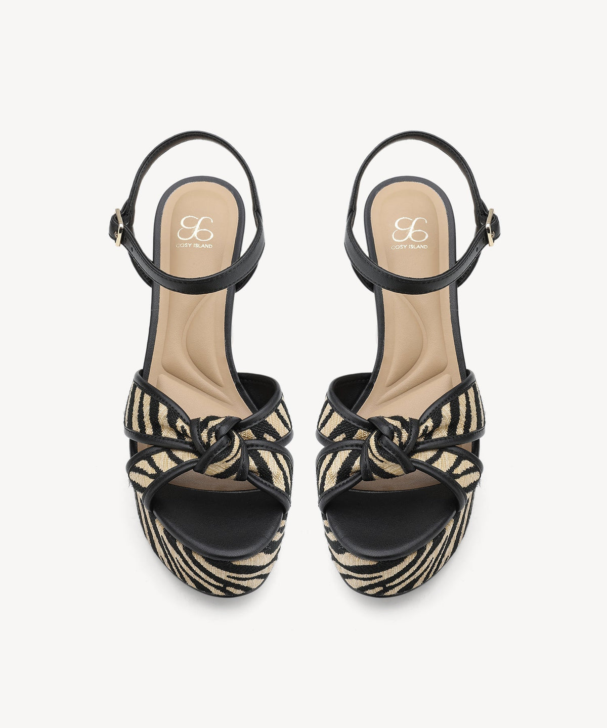 Elegance Raffia Platform Sandal