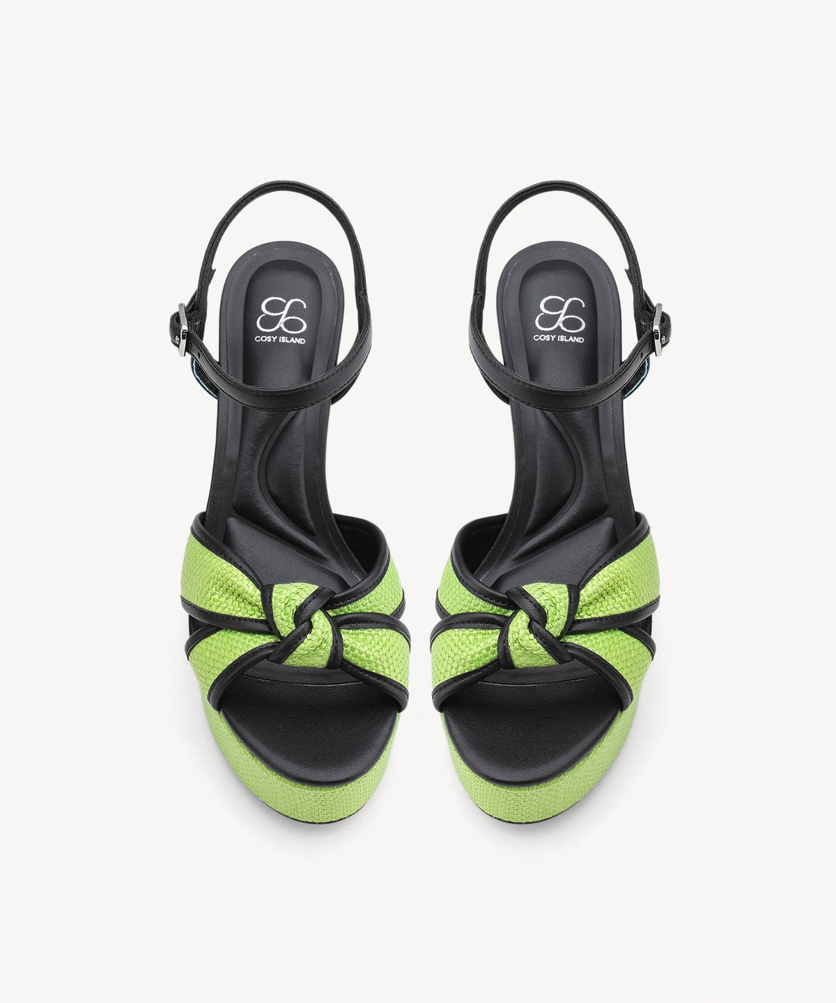 Elegance Raffia Platform Sandal