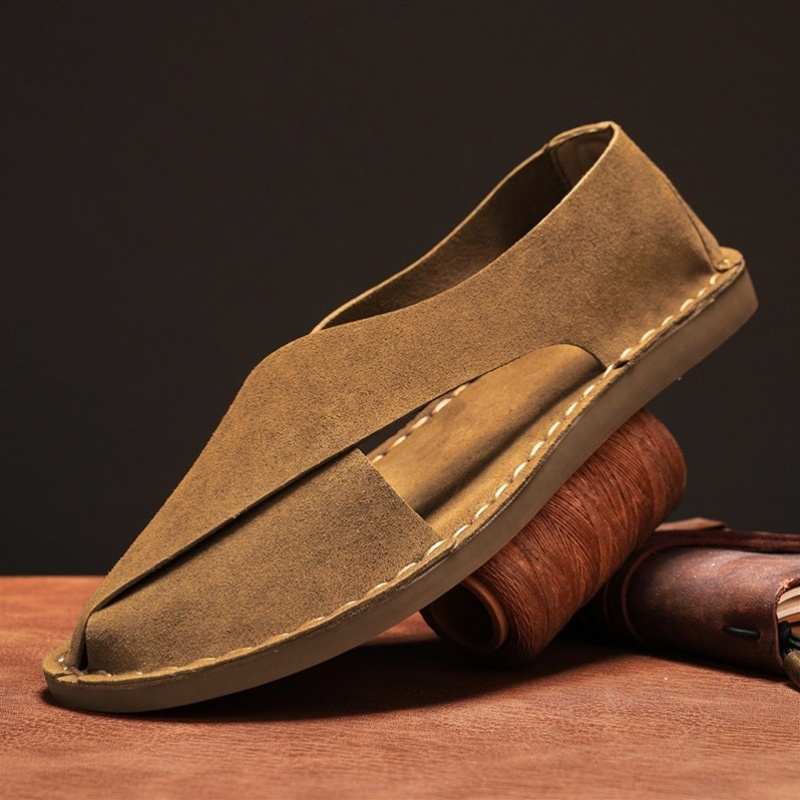 Pelle Italiana Suede Sandals