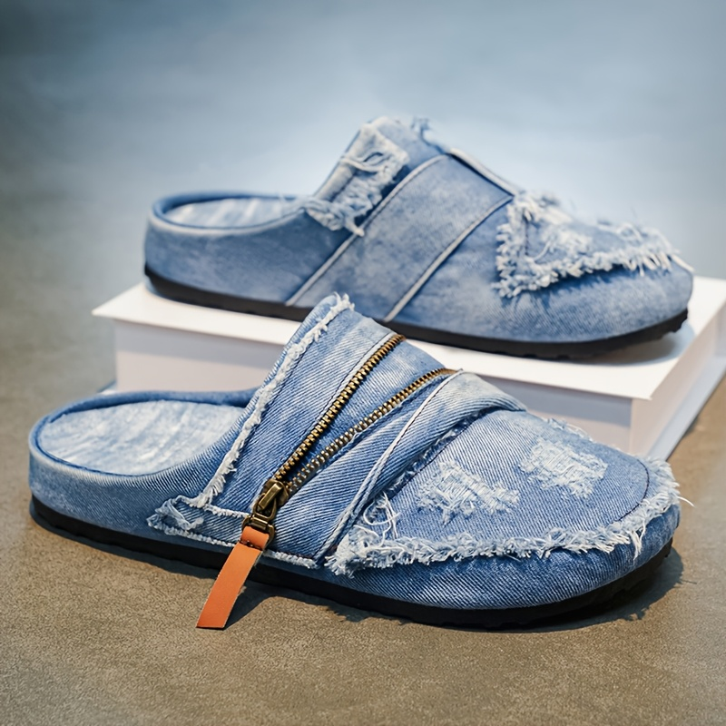 Harlow Denim Mules