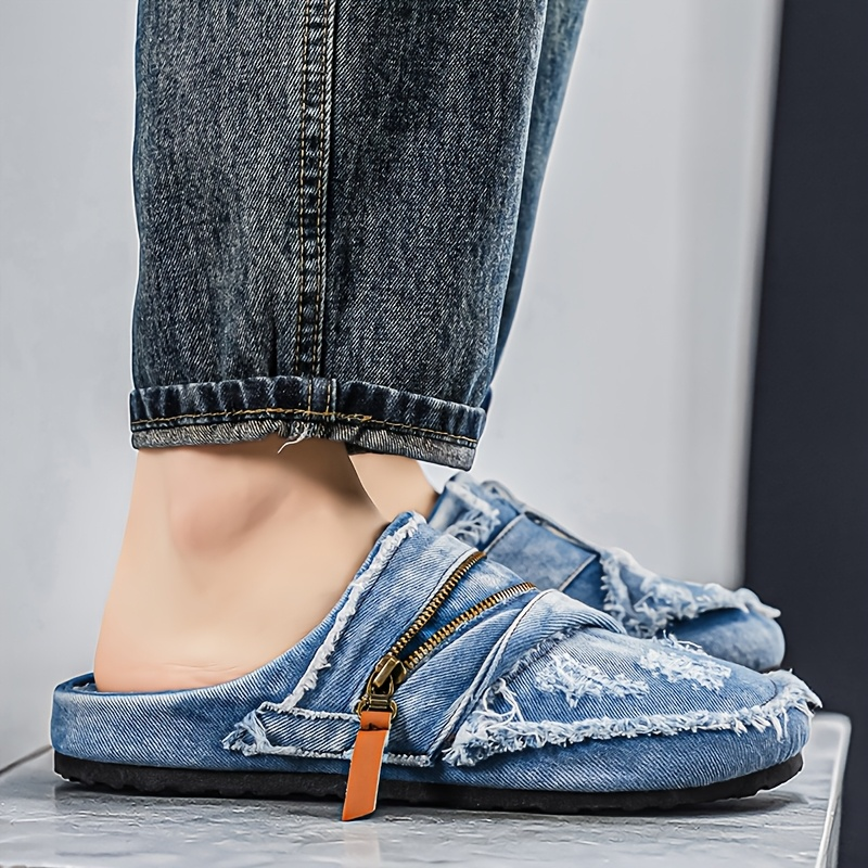 Harlow Denim Mules