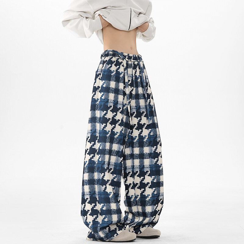 Pantalones Anchos de Cuadros Studio85