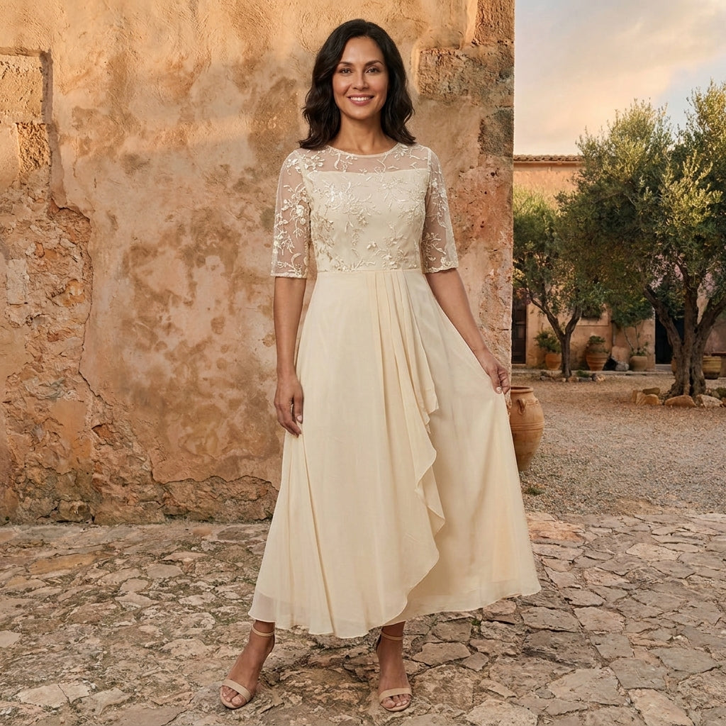 LOLA | VESTIDO DE GASA ELEGANTE