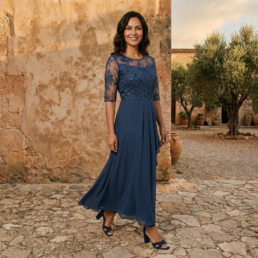 LOLA | VESTIDO DE GASA ELEGANTE