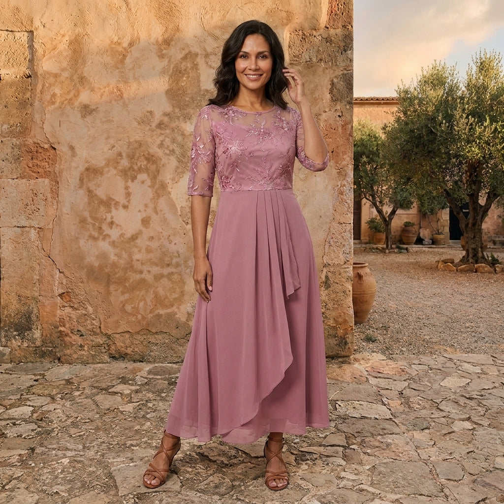 LOLA | VESTIDO DE GASA ELEGANTE