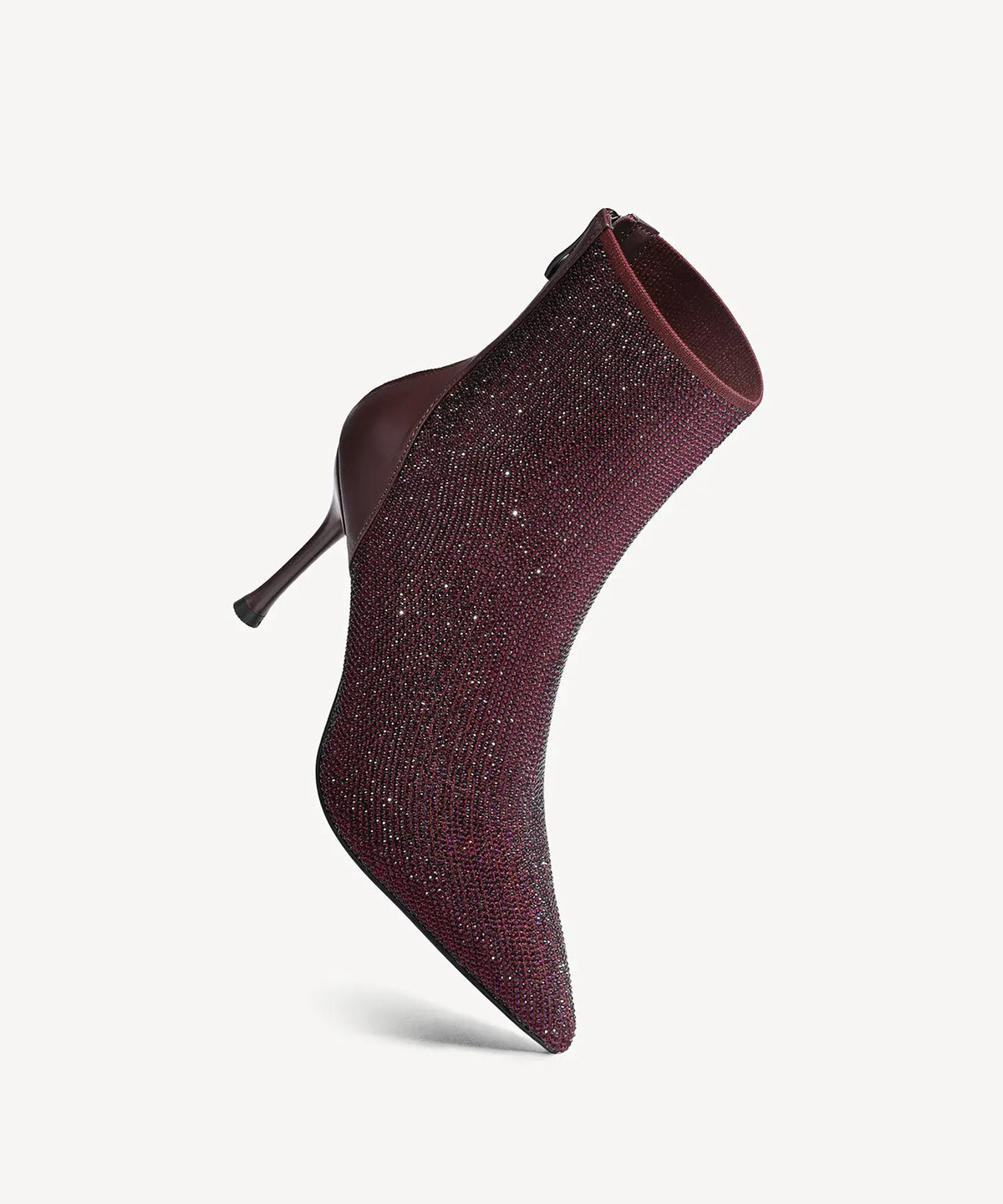 Starlight Pointed Toe Heeled Ankle Boot