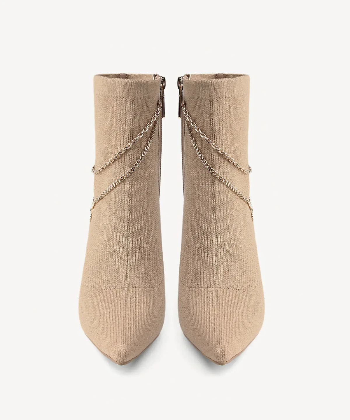 Trendy Chain Luxe Pointed Toe Ankle Boot