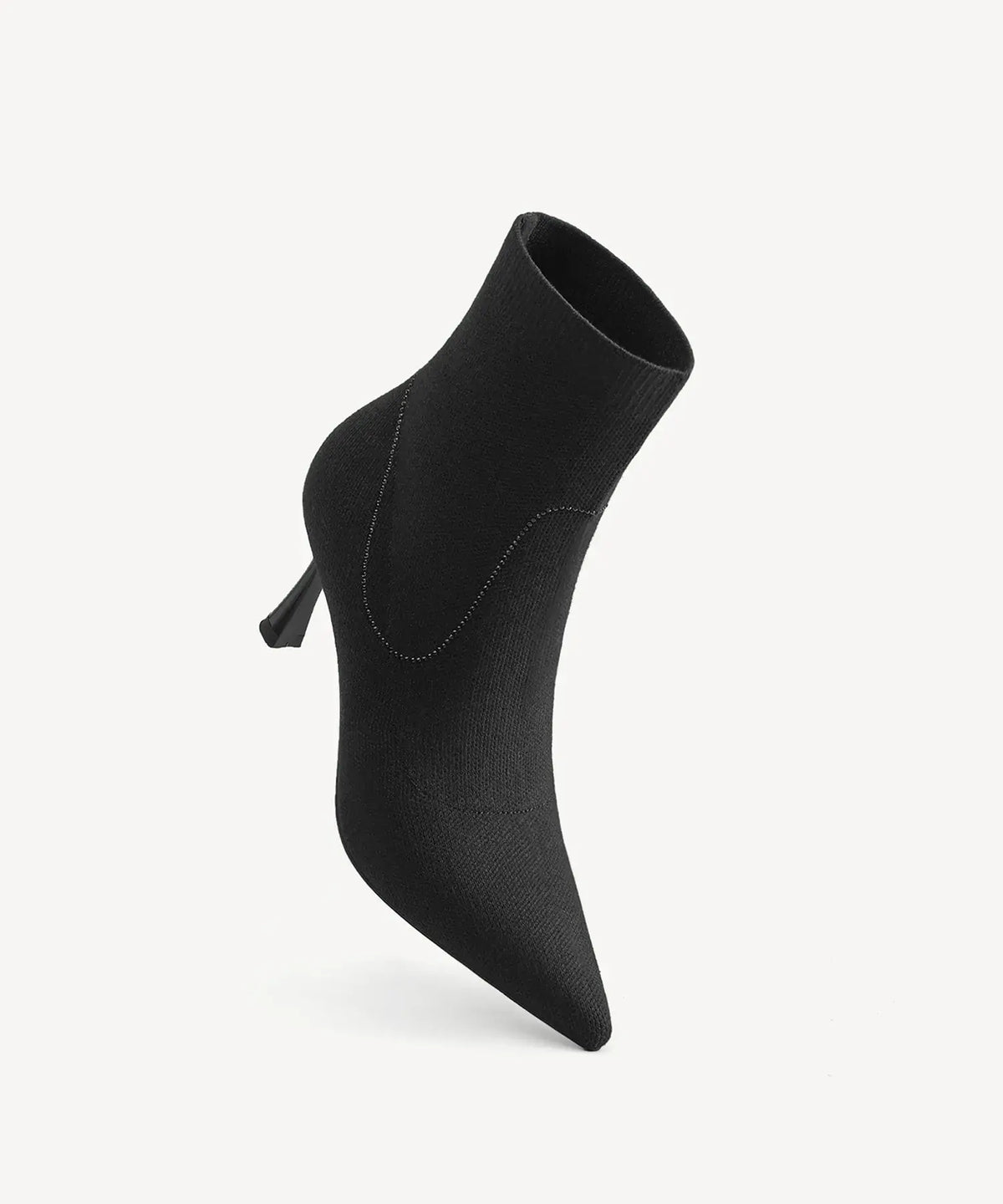 CrystaLine Pointed Toe Heeled Ankle Boot