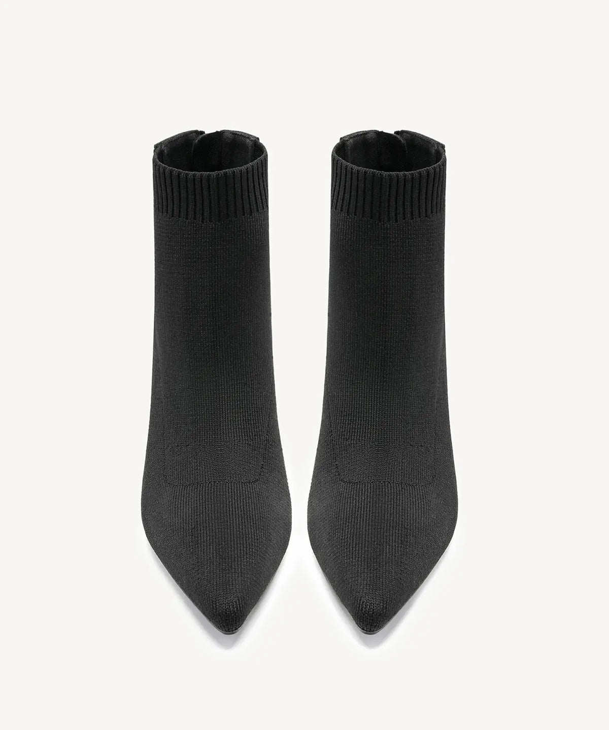 SparkleFlow Pointed Toe Heeled Ankle Boot