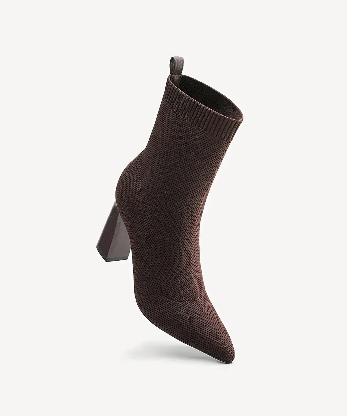 SculptFit Knit Block Heeled Ankle Boot