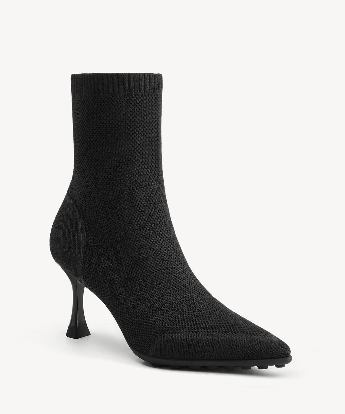 SoftBounce Pointed Toe Heeled Ankle Boot