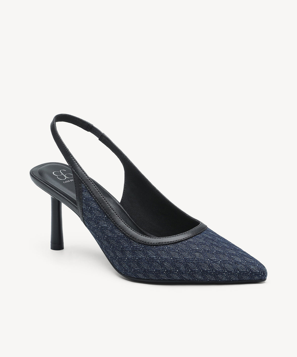 GraceWeave Pointed Toe Stiletto Heeled Slingback